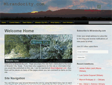 Tablet Screenshot of mirandocity.com